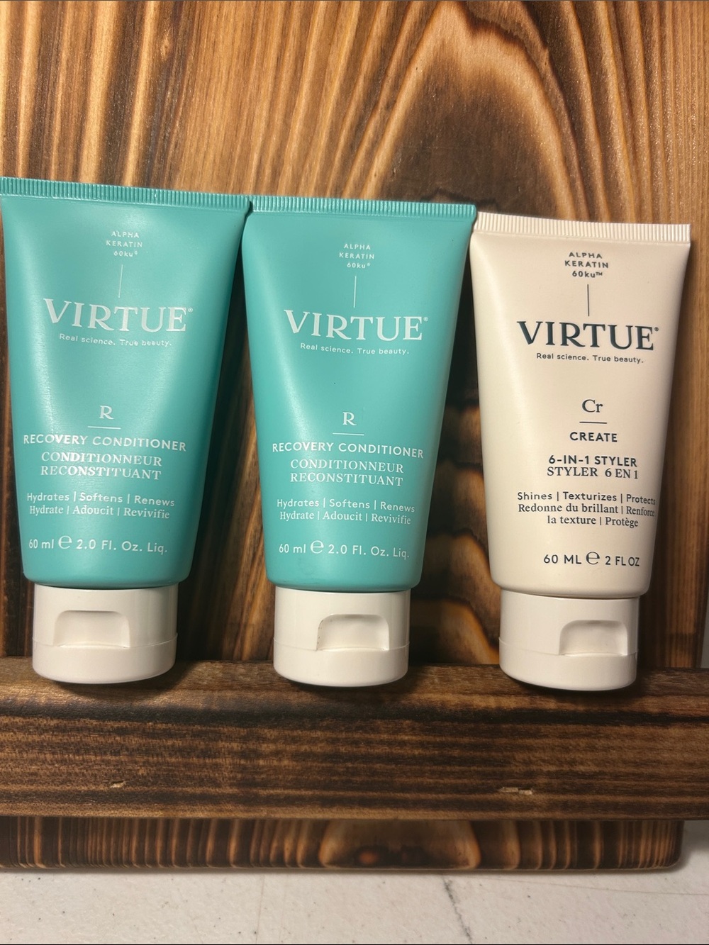 Virtue Recovery Conditioner & Create 6-in-1 Styler Set - Teal & White
